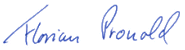 Handtekening van Florian Pronolds