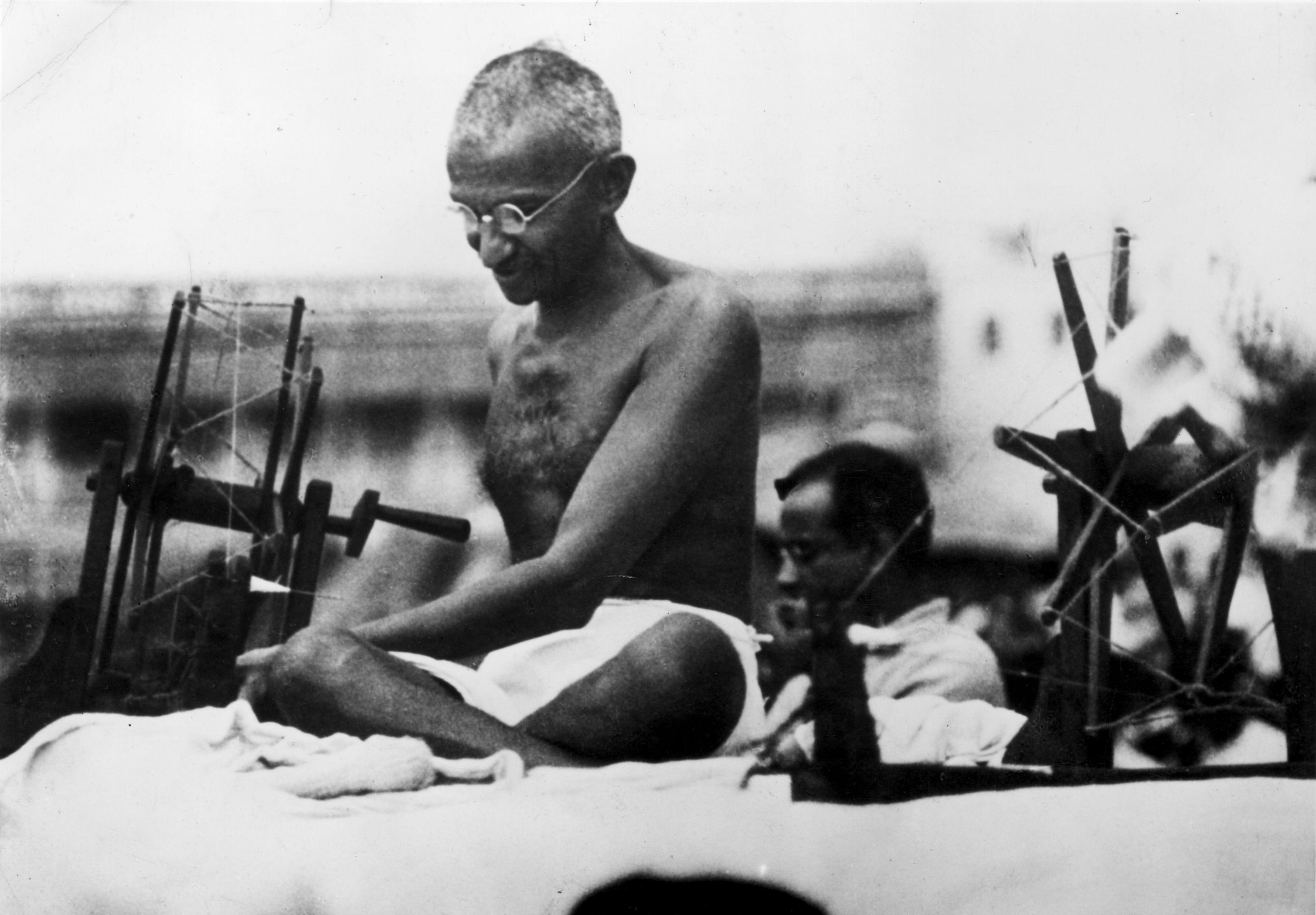Gandhi in Mirzapur