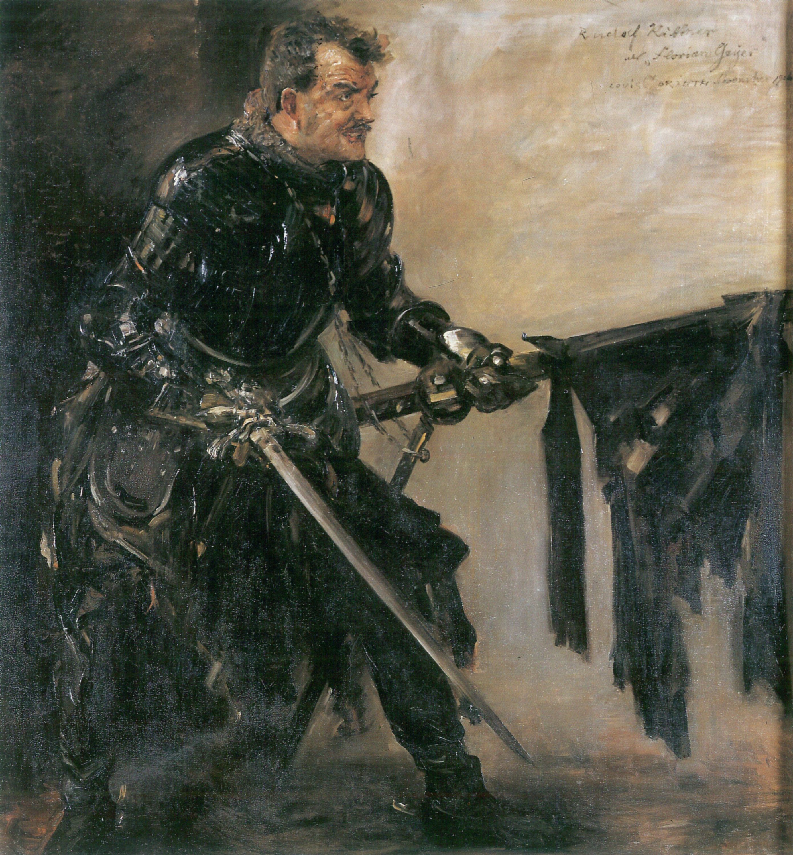 Rudolf Rittner as Florian Geyer, 1906 painting by [[Lovis Corinth