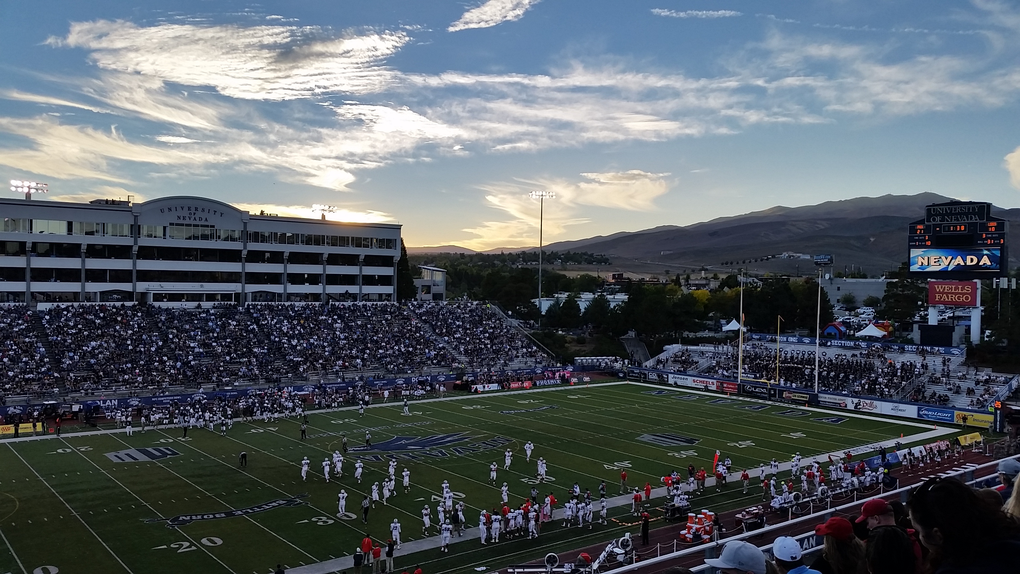 Nevada Football Seating Chart