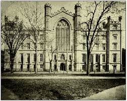 A NYU alapításkori épülete a Washington Square-en, 1850