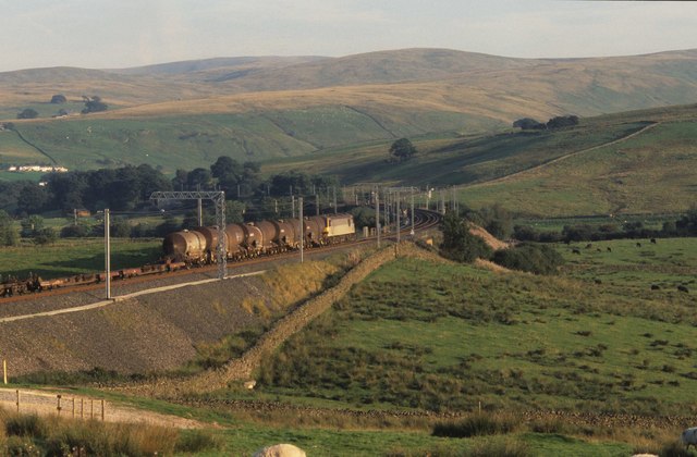 File:Southbound freight at Greenholme - geograph.org.uk - 847354.jpg