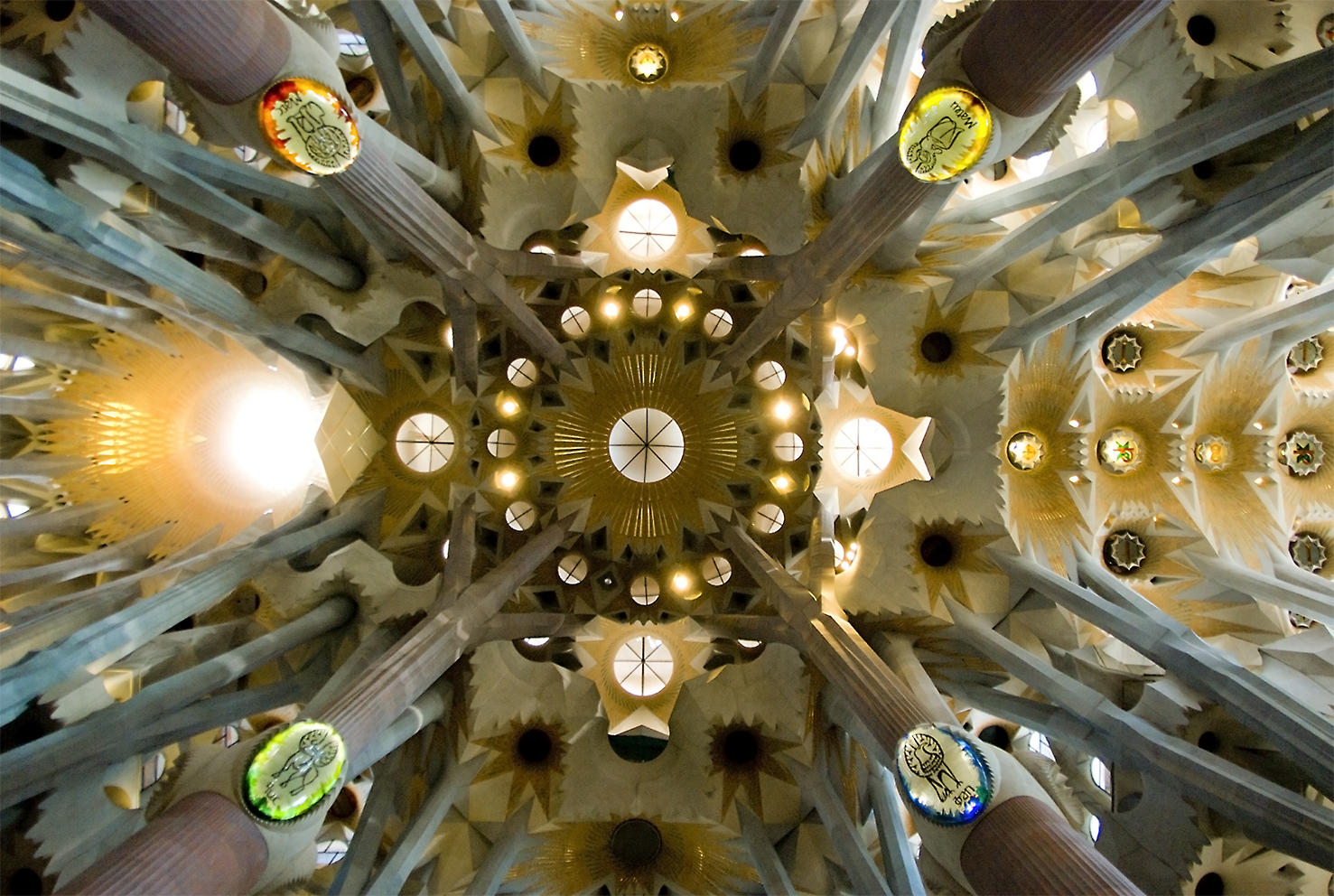 Image result for evangelists Sagrada Familia