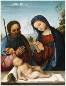 File:The Holy Family - Lorenzo Costa .PNG