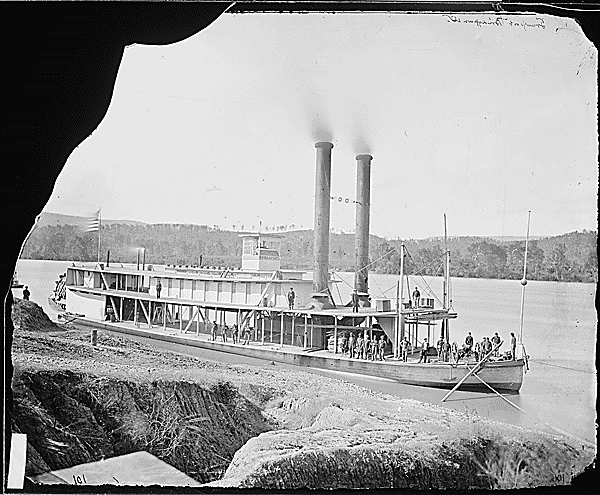 File:"Bridgeport" (transport steamer) on Tennessee River - NARA - 528960 (page 1).gif