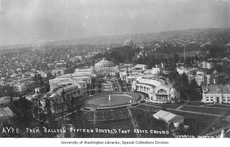 File:Alaska-Yukon-Pacific Exposition grounds, as seen from a hotair balloon 1,500 feet above, Seattle, Washington, 1909 (AYP 832).jpg