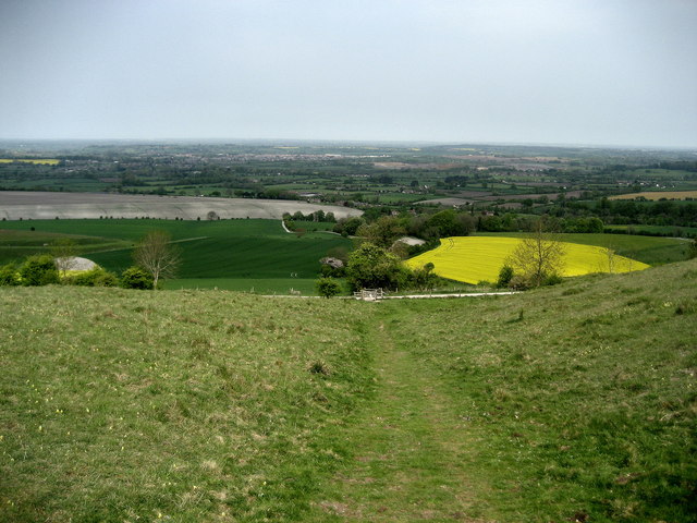 File:Bridleway on the slopes of Morgan's Hill - geograph.org.uk - 420803.jpg