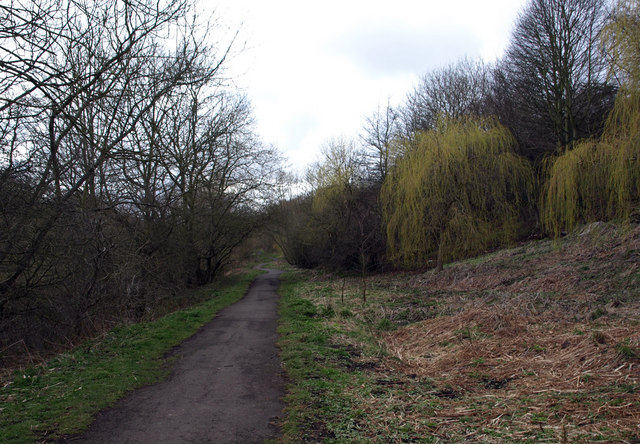 Footpath along the side of the River Blyth - geograph.org.uk - 727382