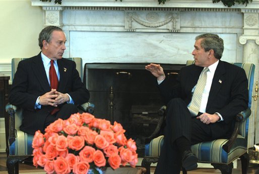 File:George W. Bush and Michael Bloomberg.jpg