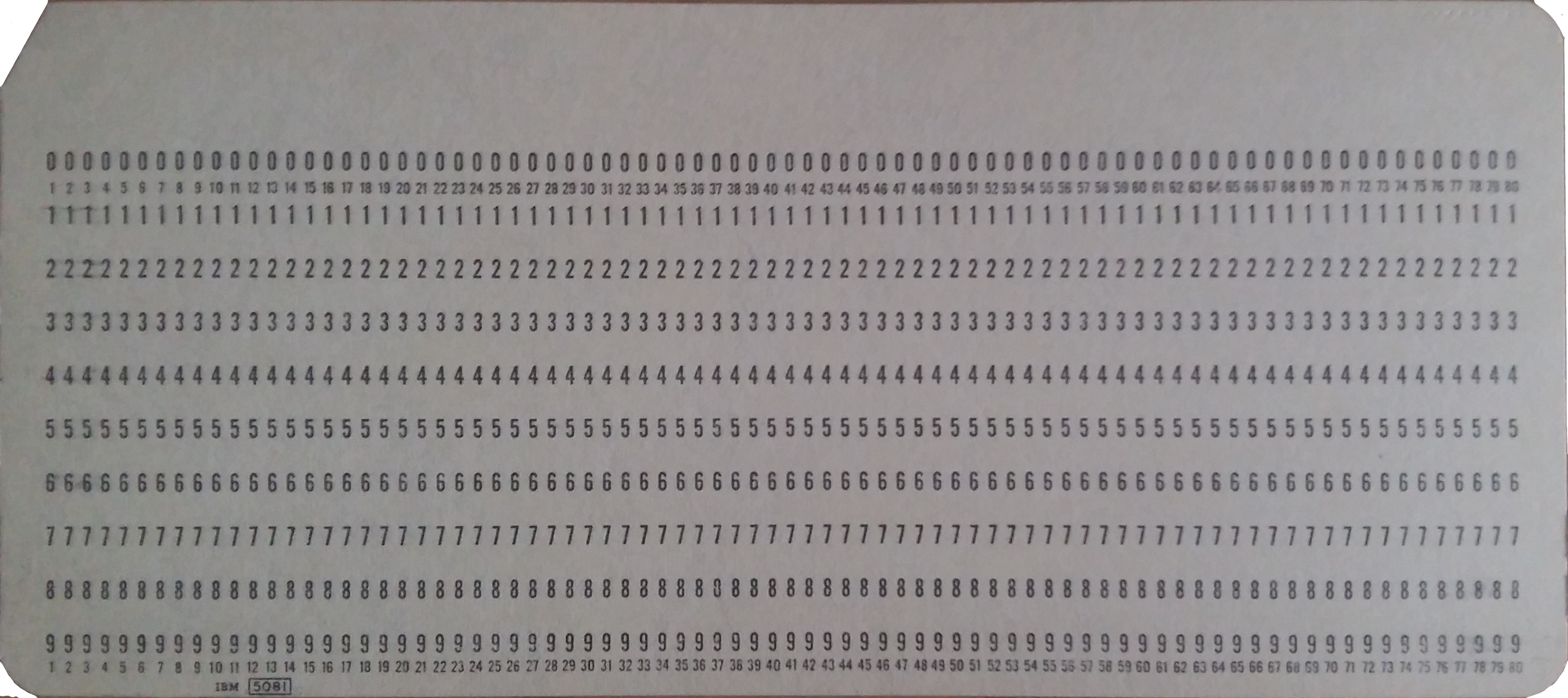 IBM Punch Cards