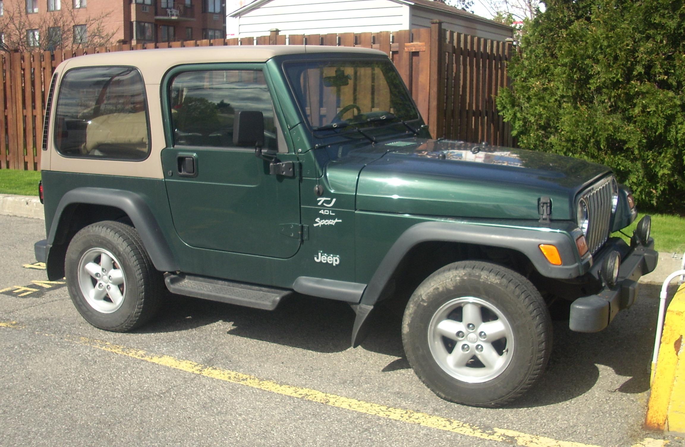 Hardtop jeep wrangler sport #2