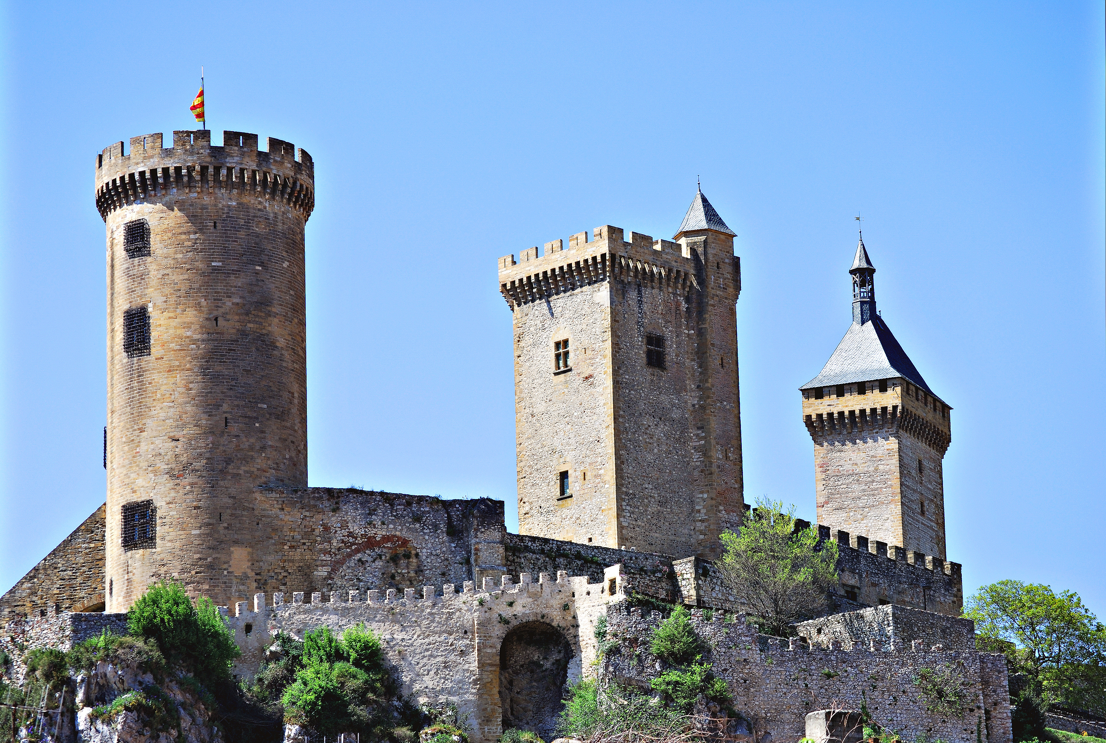 Замок Foix Франция