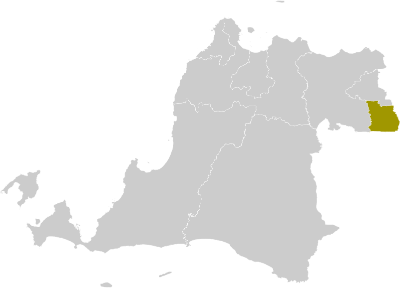 Location within Banten