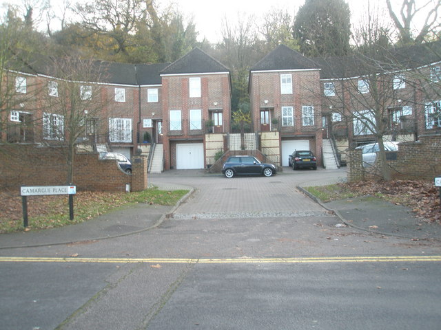 File:Looking from Catteshall Lane into Carmargue Place - geograph.org.uk - 1603566.jpg