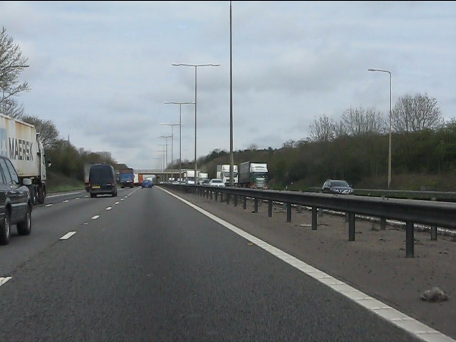 File:M1 motorway at Hartwell - geograph.org.uk - 2897503.jpg