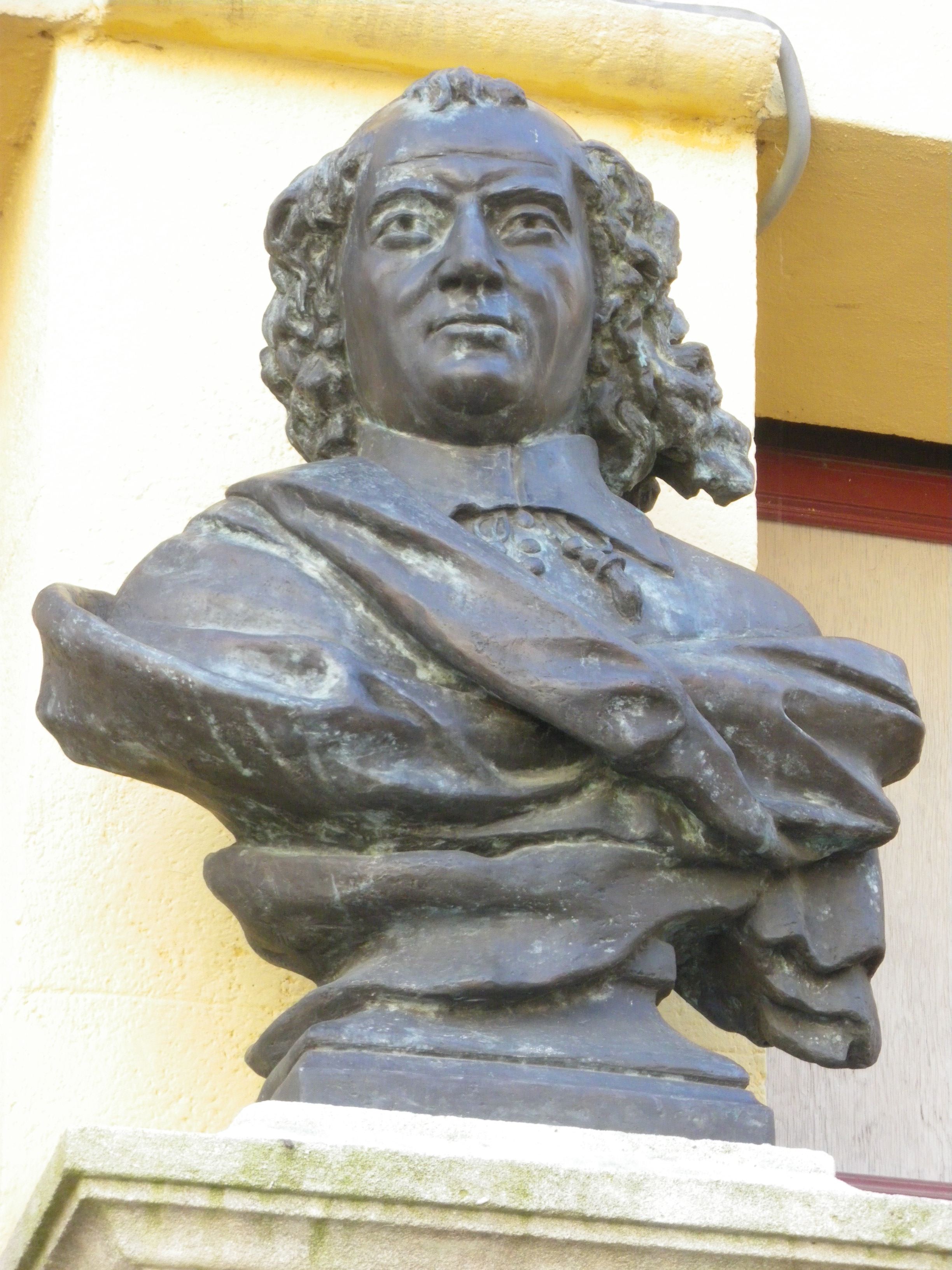 Statue of Nicolas Saboly in Monteux, Vaucluse