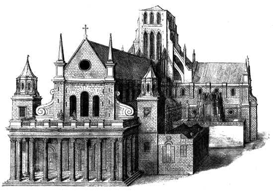 File:Old St. Paul's Cathedral from the west - Project Gutenberg eText 16531.png