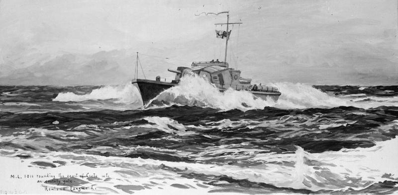 File:Pictures For Illustrating Ritchie Ii Book. November and December 1942, Alexandria, Pictures of Paintings by Lieutenant Commander R Langmaid, Rn, Official Fleet Artist. These Pictures Are For Illustrating a Nava A13644.jpg