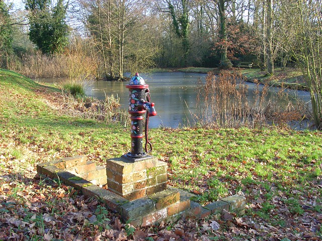 File:Pond and pump, Beech Hill - geograph.org.uk - 635037.jpg