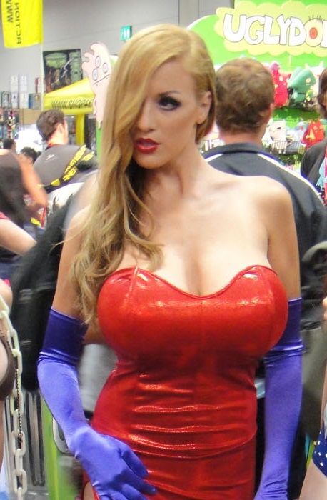 women, model, Jordan Carver, big boobs, cleavage, nipples through