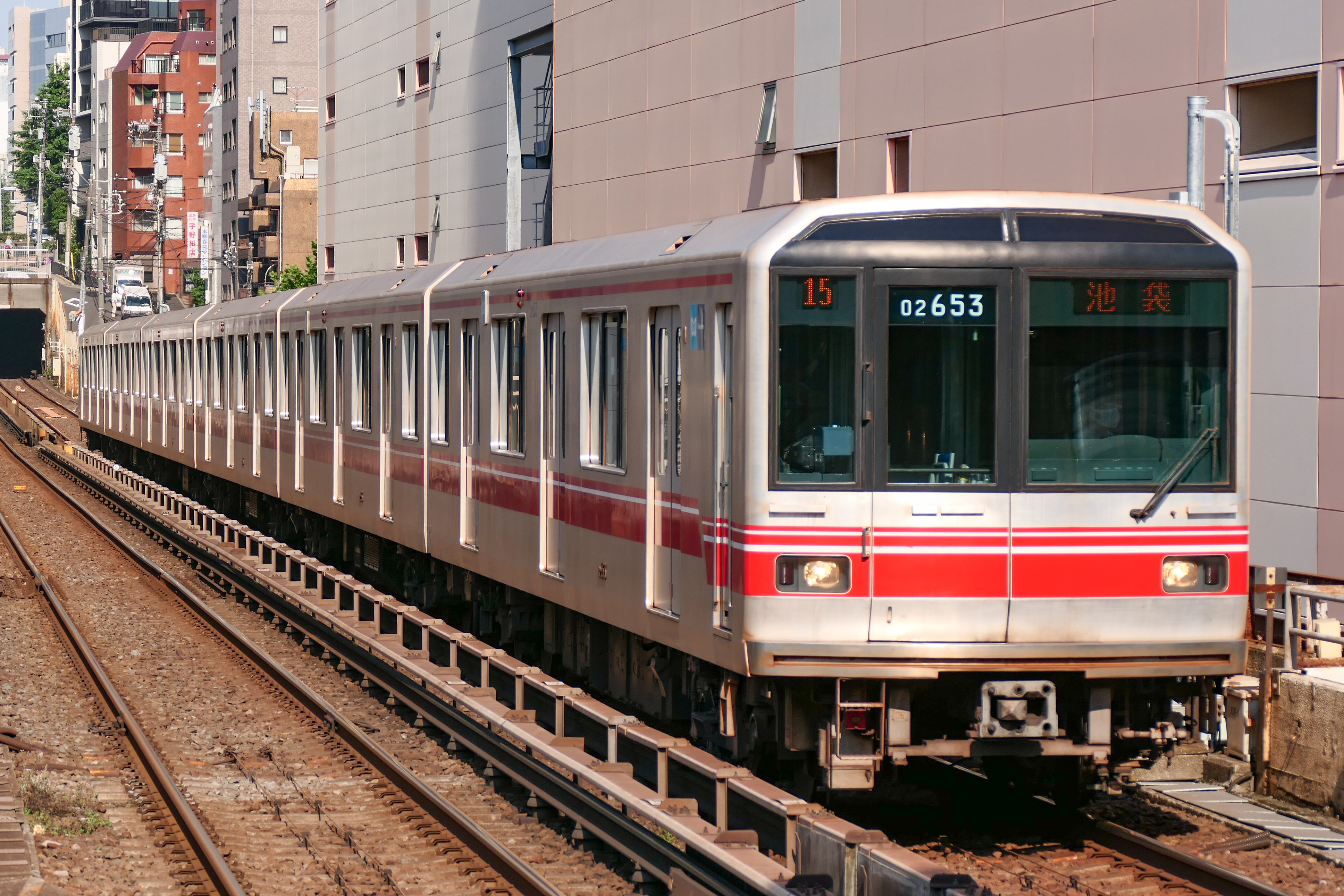 東京メトロ(営団地下鉄) 丸ノ内線 02系 前面方向幕 表示器 動作可能