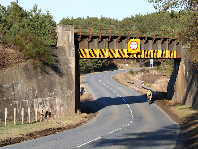 File:Westbound on the scenic A938 near Baddengorm. - geograph.org.uk - 384421.jpg