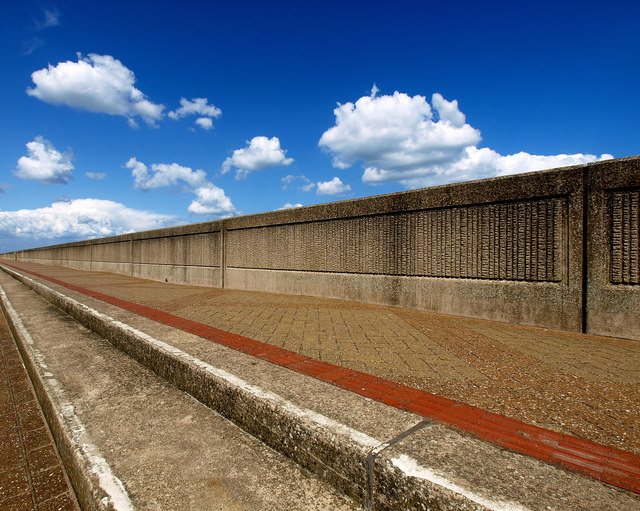 File:A Sea Wall to Infinity - geograph.org.uk - 1411264.jpg