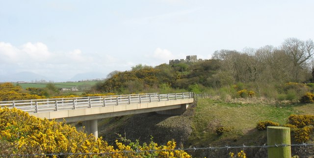 File:A modern road bridge and a Victorian mock castle - geograph.org.uk - 780125.jpg