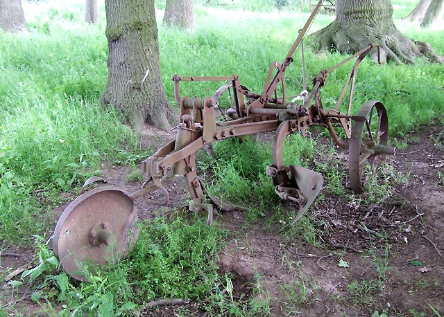 File:Abandoned. Old ploughing Equipment - geograph.org.uk - 456610.jpg