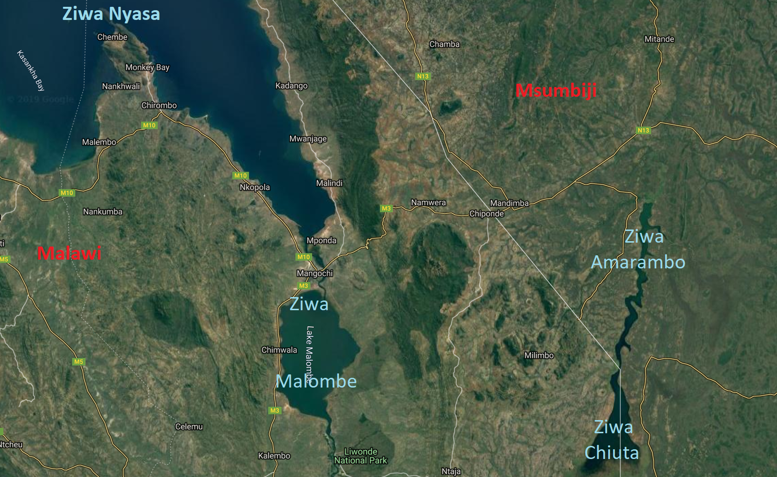 Нуаза расположение и площадь км2. Нуаза место расположения. Нуаза Малави место расположения.