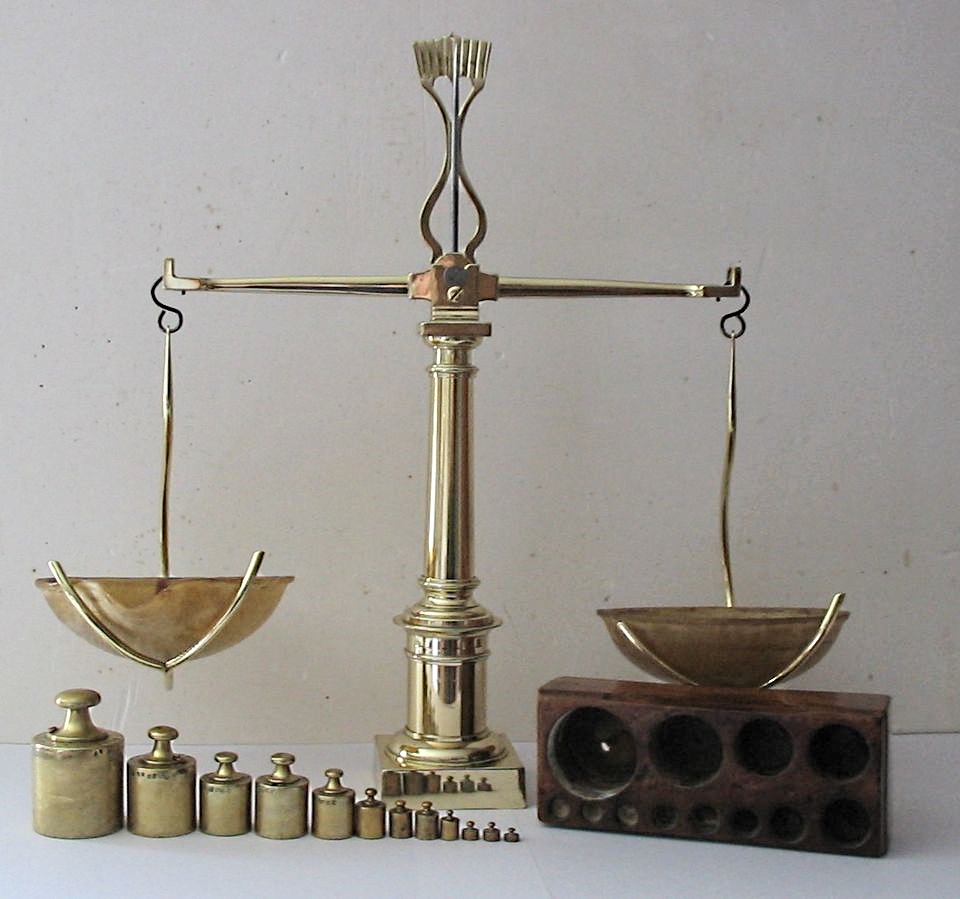 traditional weighing scale