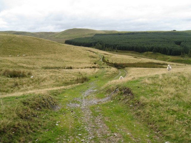 File:Bryn Bach to Rhos Marchant - geograph.org.uk - 537396.jpg