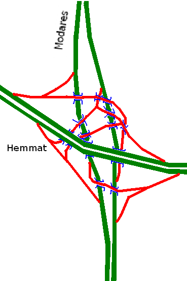 Fajr Interchange map