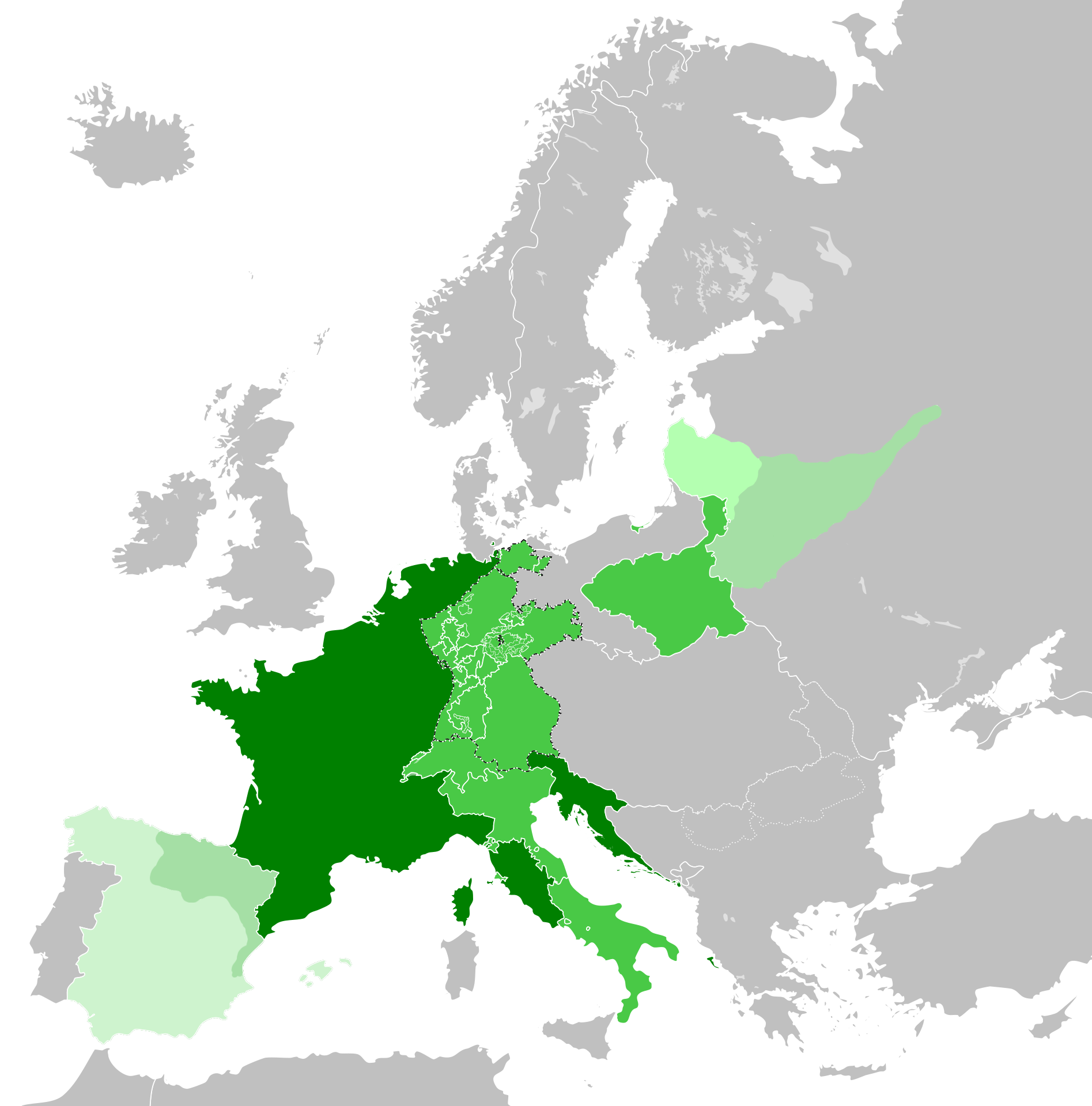 French Empire In September 1812 