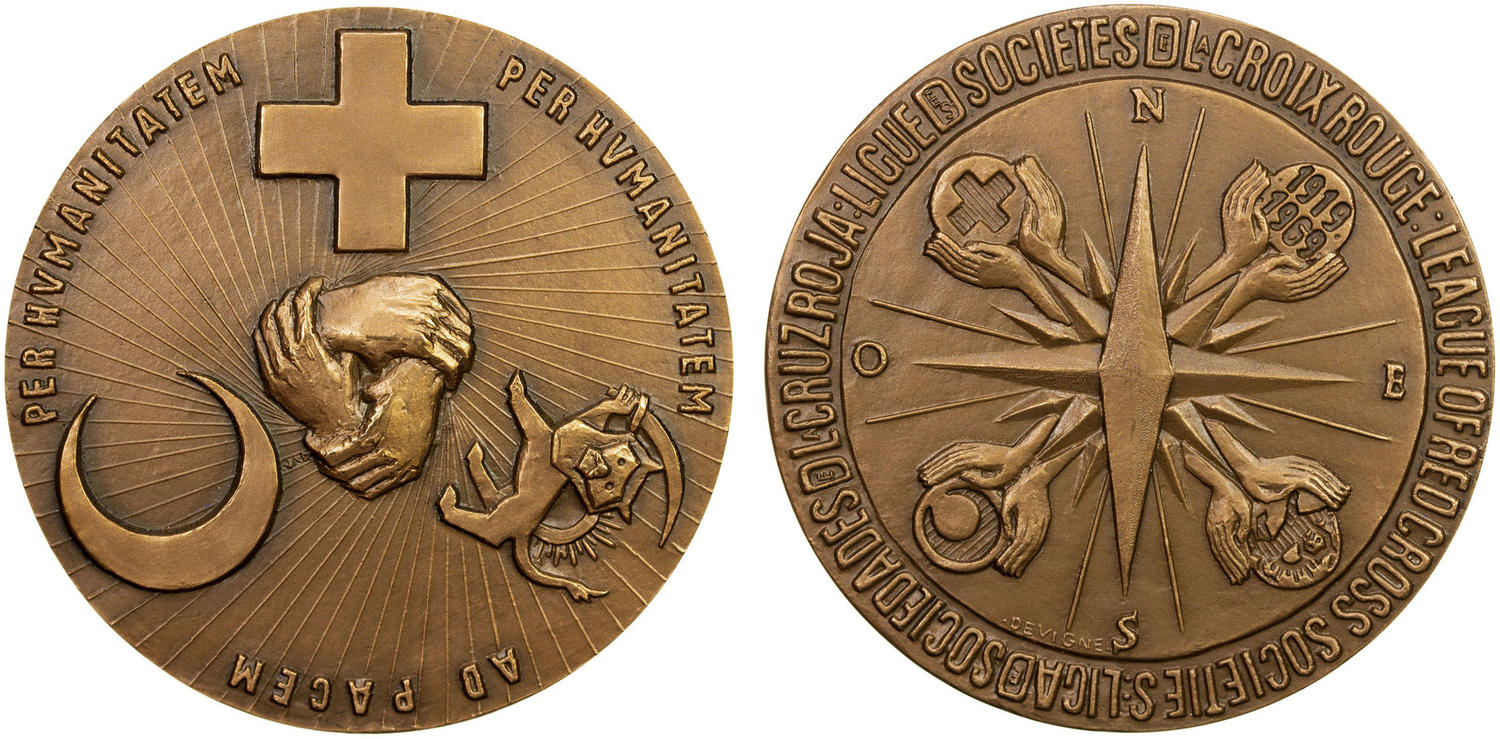 File:International Red Cross, Red and Red Lion and medal by Jacques DevigneI.jpg Wikimedia Commons