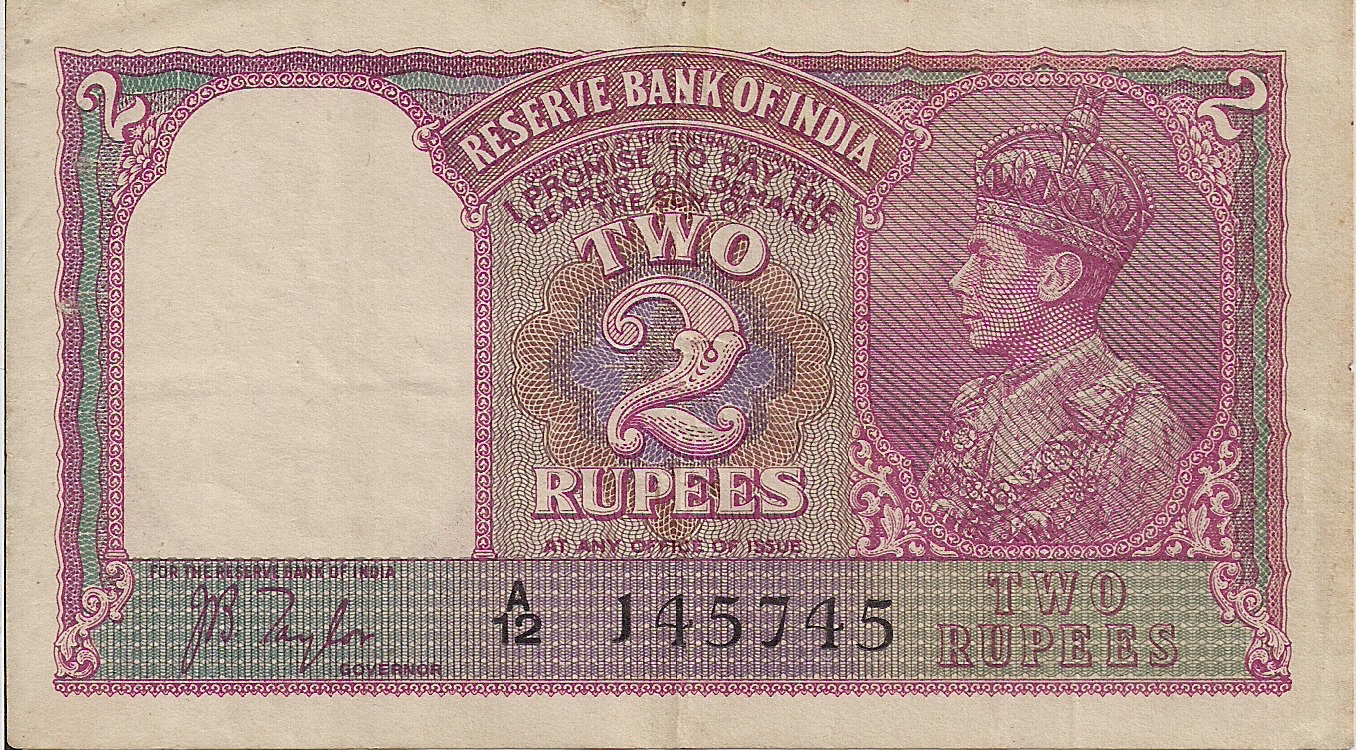 Indian 2-rupee note - Wikipedia