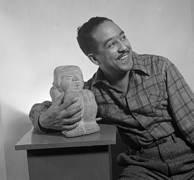 Langston Hughes, 1943. Photo by Gordon Parks