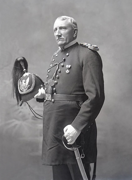 Lieut Richard Henry Pratt, Founder and Superintendent of Carlisle Indian School, in Military Uniform and With Sword 1879