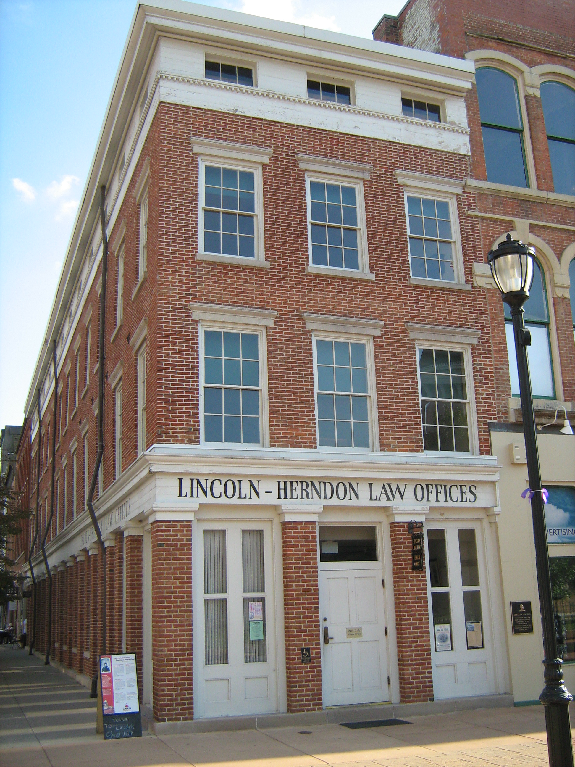 Lincoln-Herndon Law Offices State Historic Site - Wikipedia