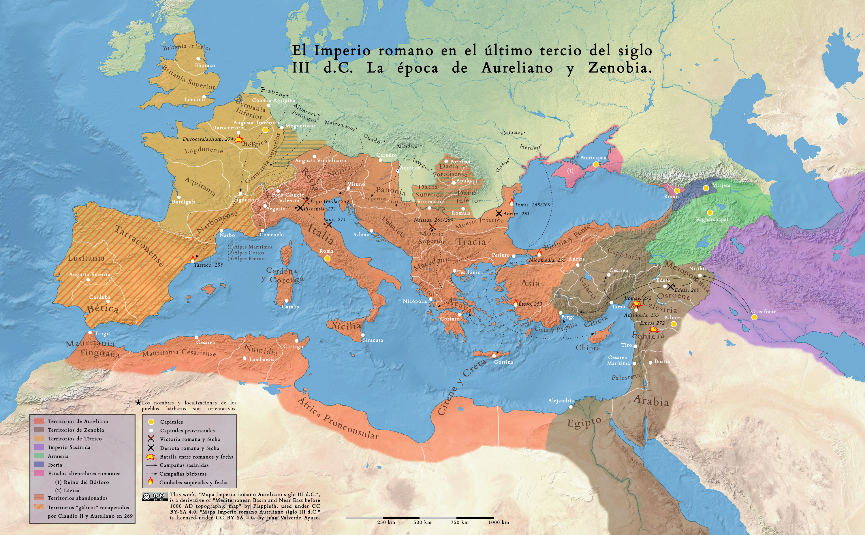 Cuanto duró el imperio romano