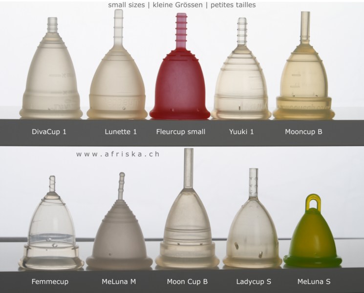 Cup Size Comparison Charts  Menstrual cup, Menstrual, Menstrual