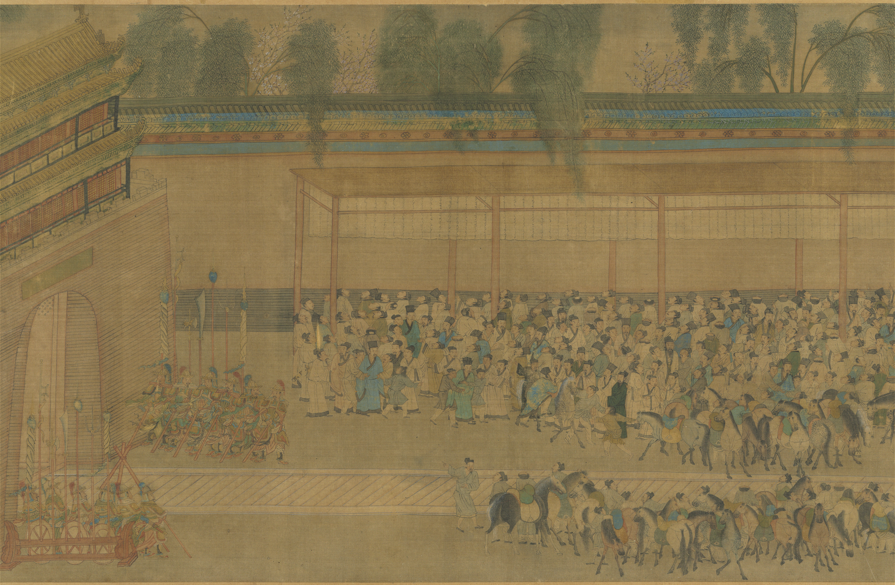 Ancient China Silk Paper QianLong Dynasty Emperors Imperial Edict Decree Scroll 