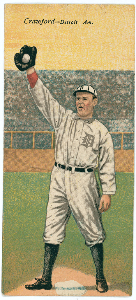 Ty Cobb, Detroit Tigers, baseball card portrait]