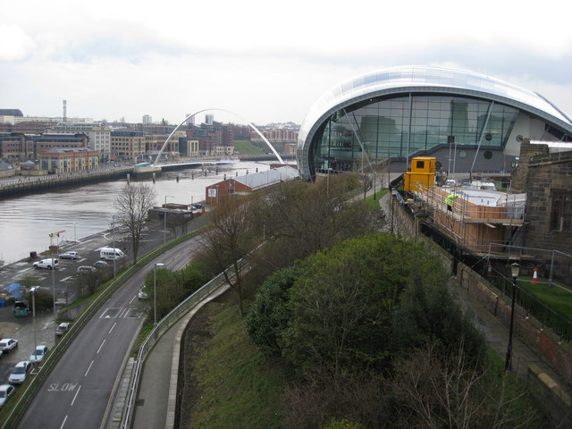 File:Tyne Bridge view of The Sage and Millennium Bridge - geograph.org.uk - 761972.jpg