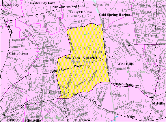 New York – Woodbury Common Map