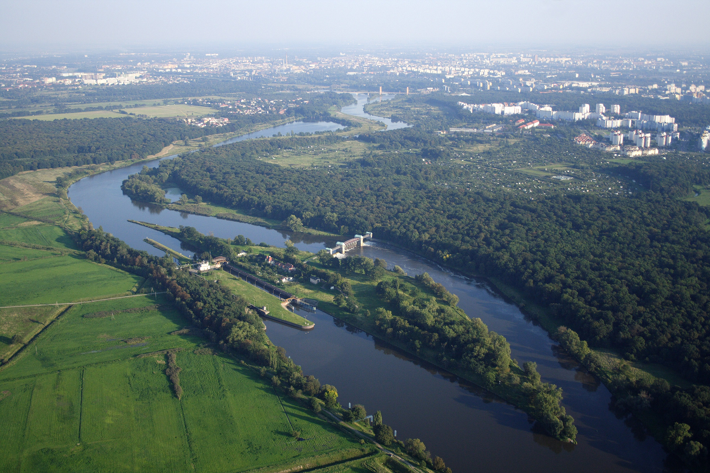 oder river map europe