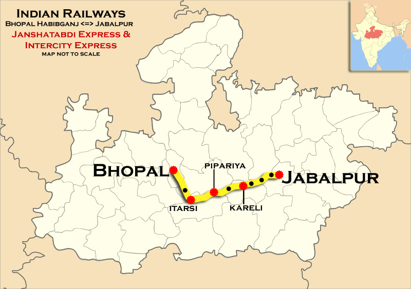 File:(Bhopal - Jabalpur) Janshatabdi and Intercity Express Route map.jpg