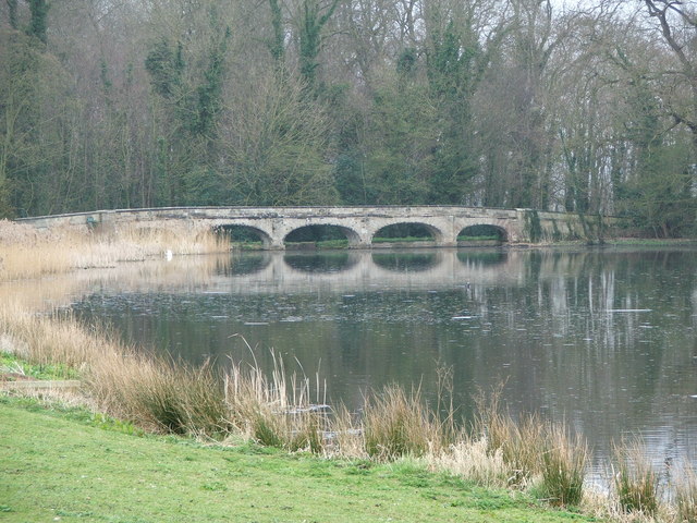 Bridge - Sudbury Hall - geograph.org.uk - 231191