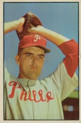 [[Baseball card]] of Simmons with the Philadelphia Phillies in [[1953 Philadelphia Phillies season|1953]]