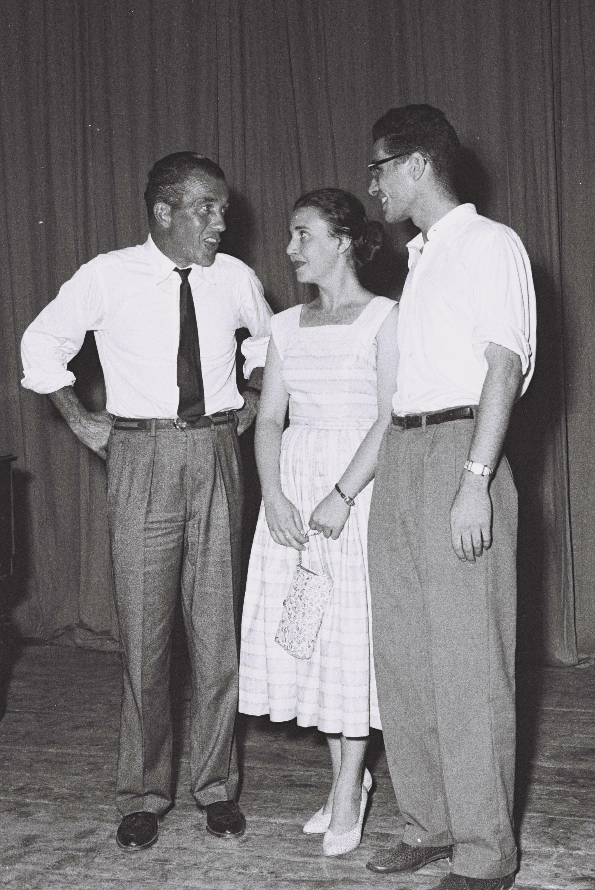 Bracha Eden and Alexander Tamir with [[Ed Sullivan